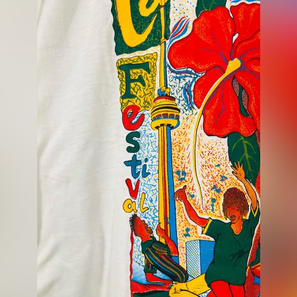 VTG Caribbean Music Festival Toronto Canada Cultures Ashley Artwork T Shirt Sz M - Picture 11 of 14